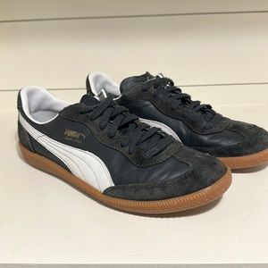 PUMA Men’s Gray Super Liga Size 9 Fashion Sneakers Shoes